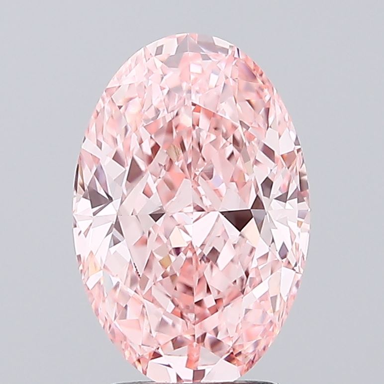 3.02 ct. oval Lab Grown Diamond front image