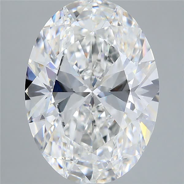 4.06 ct. oval Lab Grown Diamond front image