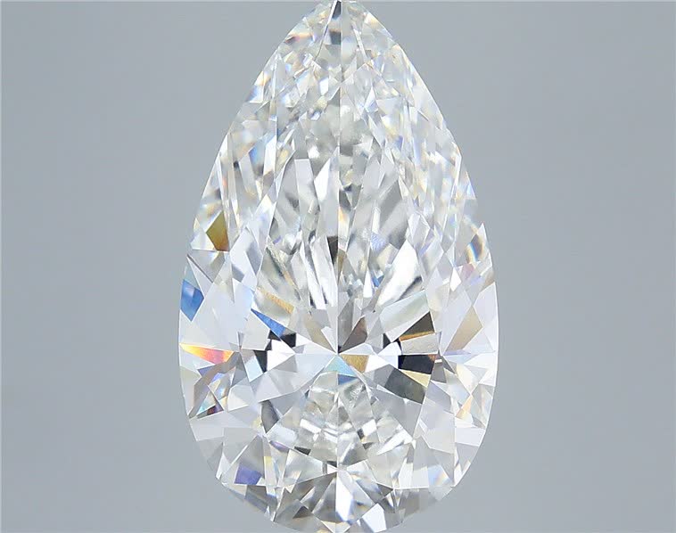 6.10 ct. pear Lab Grown Diamond front image