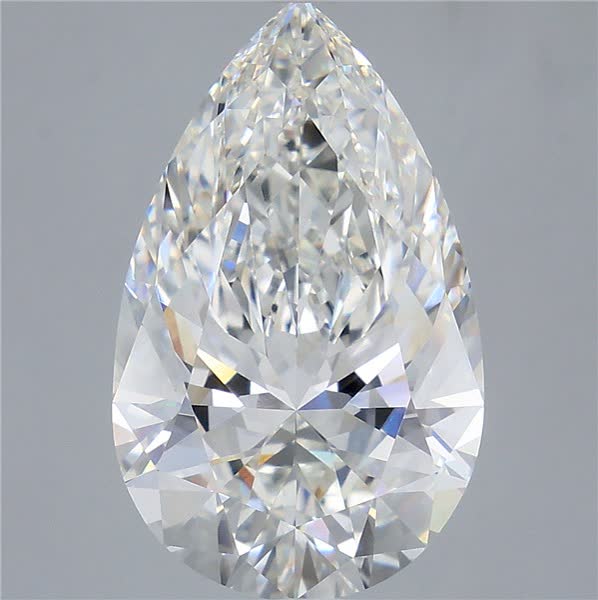 8.08 ct. pear Lab Grown Diamond front image
