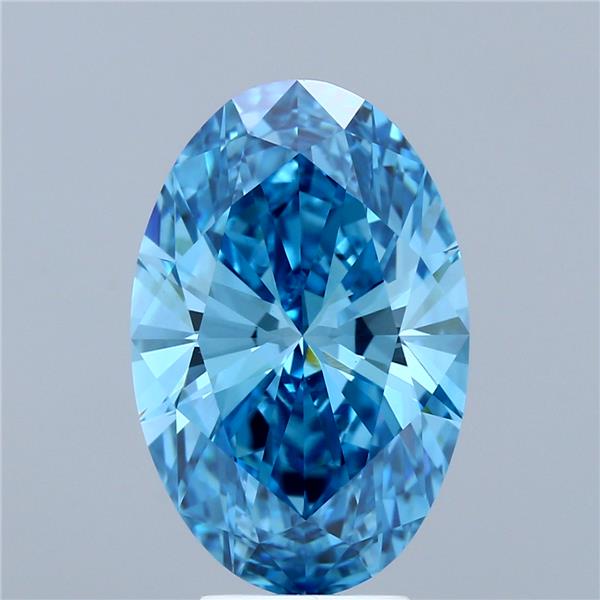 5.53 ct. oval Lab Grown Diamond front image