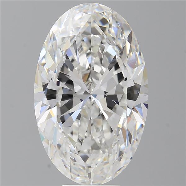9.60 ct. oval Lab Grown Diamond front image