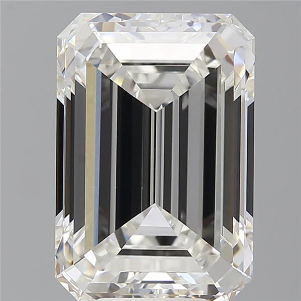 8.01 ct. emerald Lab Grown Diamond front image