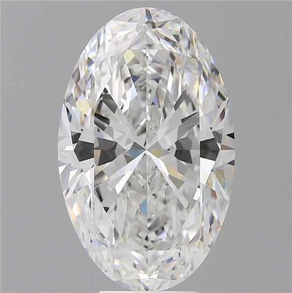 7.09 ct. oval Lab Grown Diamond front image
