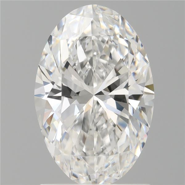 1.56 ct. oval Lab Grown Diamond front image