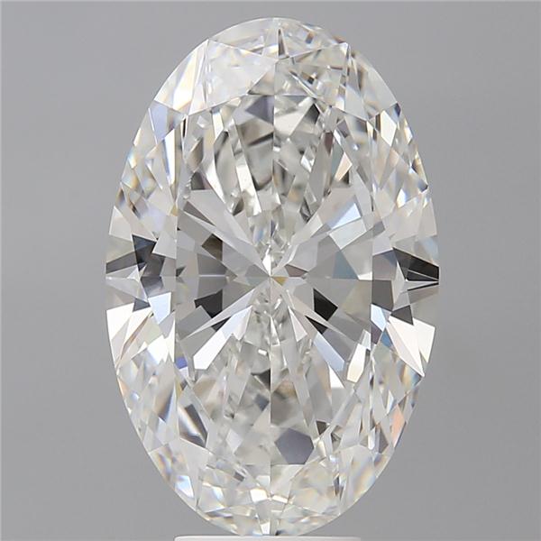 7.01 ct. oval Lab Grown Diamond front image