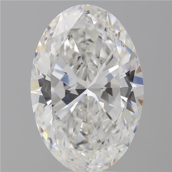 7.58 ct. oval Lab Grown Diamond front image