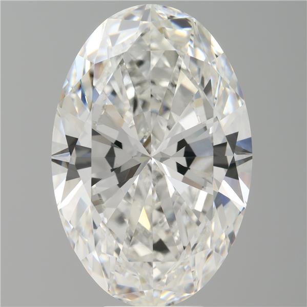 9.59 ct. oval Lab Grown Diamond front image