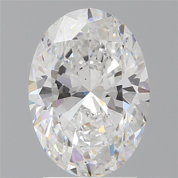 2.55 ct. oval Lab Grown Diamond front image