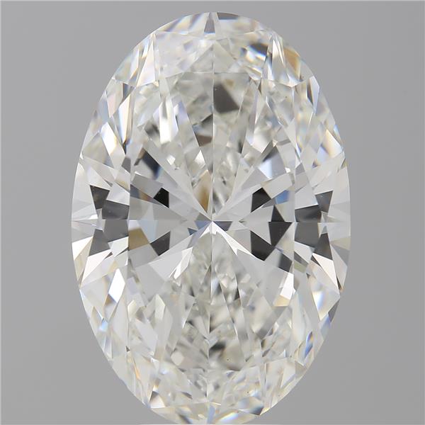 8.03 ct. oval Lab Grown Diamond front image