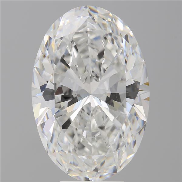 7.60 ct. oval Lab Grown Diamond front image