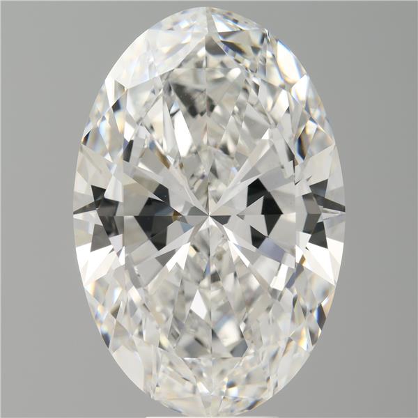 9.58 ct. oval Lab Grown Diamond front image