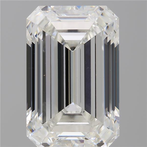 8.08 ct. emerald Lab Grown Diamond front image