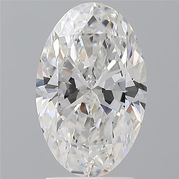 2.56 ct. oval Lab Grown Diamond front image