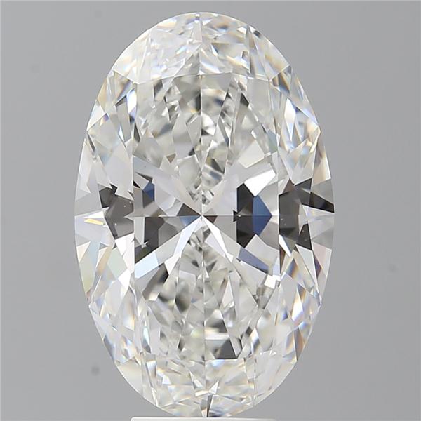 7.09 ct. oval Lab Grown Diamond front image