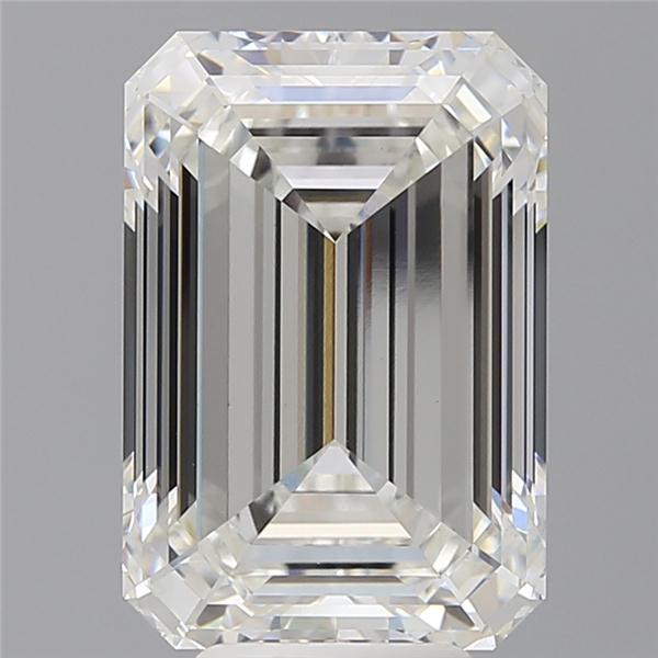 7.05 ct. emerald Lab Grown Diamond front image