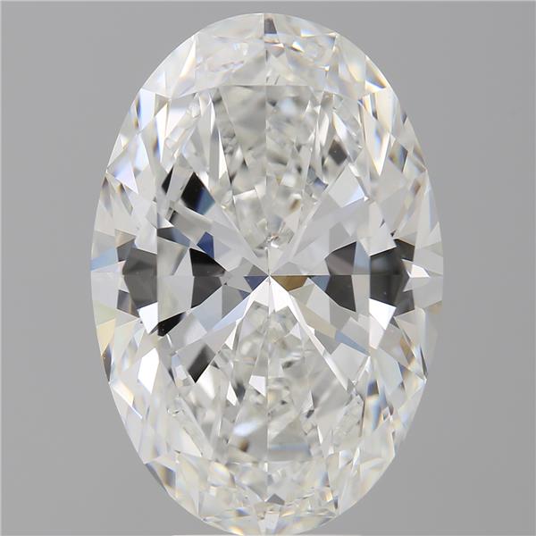 8.03 ct. oval Lab Grown Diamond front image