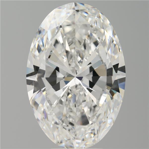7.99 ct. oval Lab Grown Diamond front image