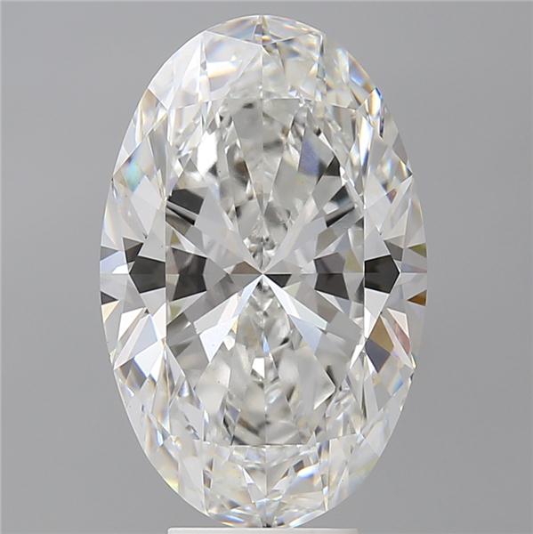 6.60 ct. oval Lab Grown Diamond front image
