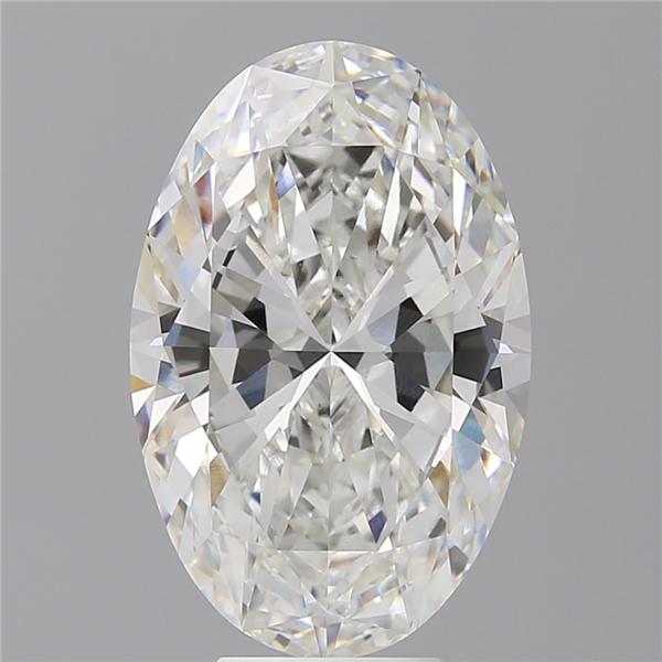 7.08 ct. oval Lab Grown Diamond front image