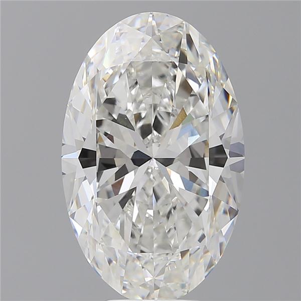 7.04 ct. oval Lab Grown Diamond front image