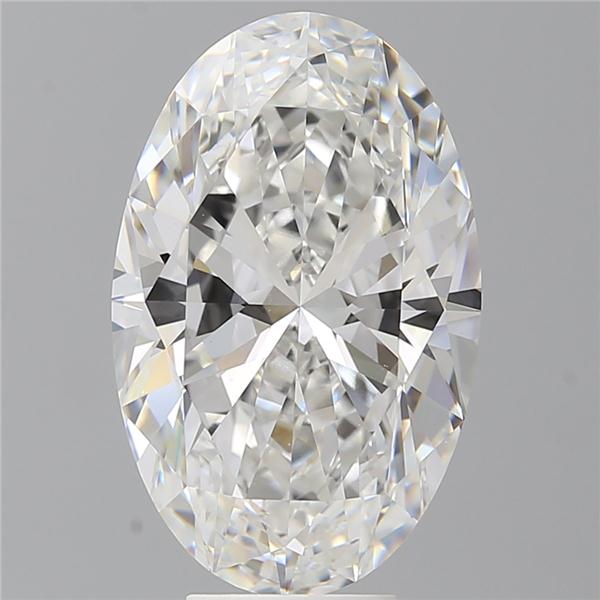 7.10 ct. oval Lab Grown Diamond front image