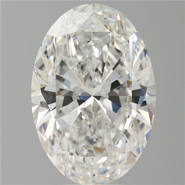 9.60 ct. oval Lab Grown Diamond front image