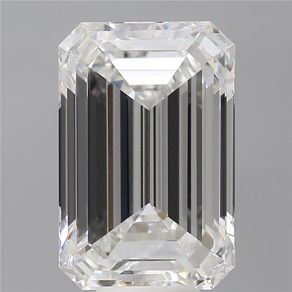9.58 ct. emerald Lab Grown Diamond front image
