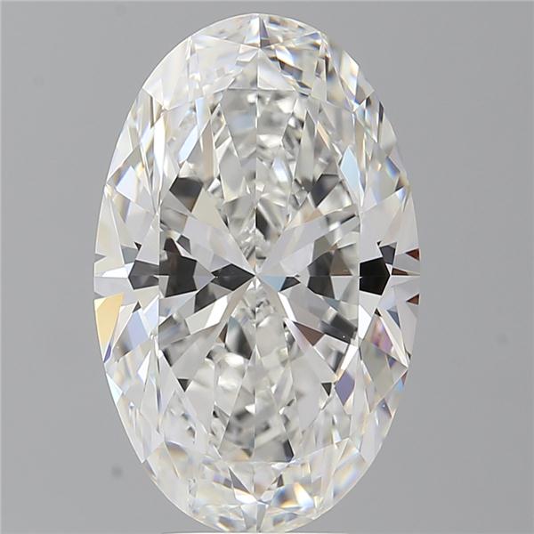 7.09 ct. oval Lab Grown Diamond front image
