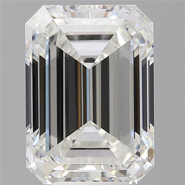 7.04 ct. emerald Lab Grown Diamond front image