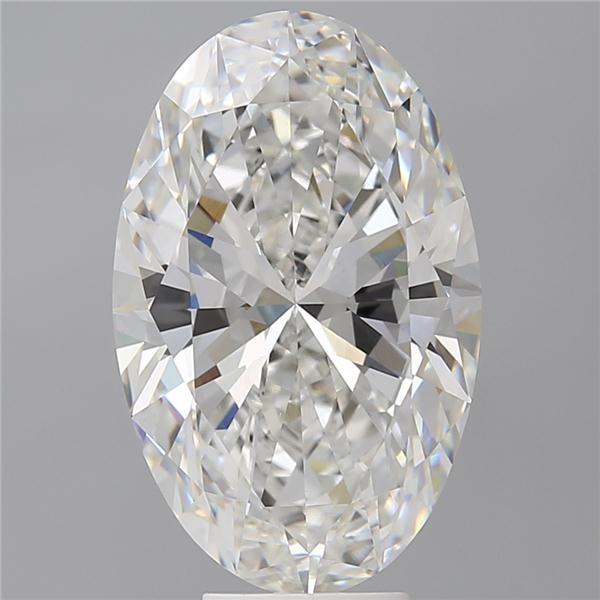 7.10 ct. oval Lab Grown Diamond front image