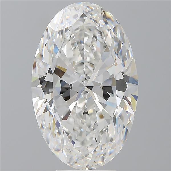 7.05 ct. oval Lab Grown Diamond front image
