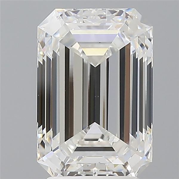 3.32 ct. emerald Lab Grown Diamond front image