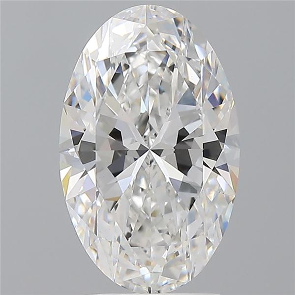 3.02 ct. oval Lab Grown Diamond front image