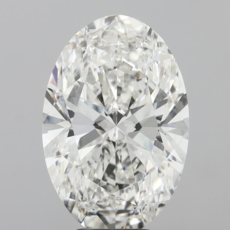 6.02 ct. oval Lab Grown Diamond front image