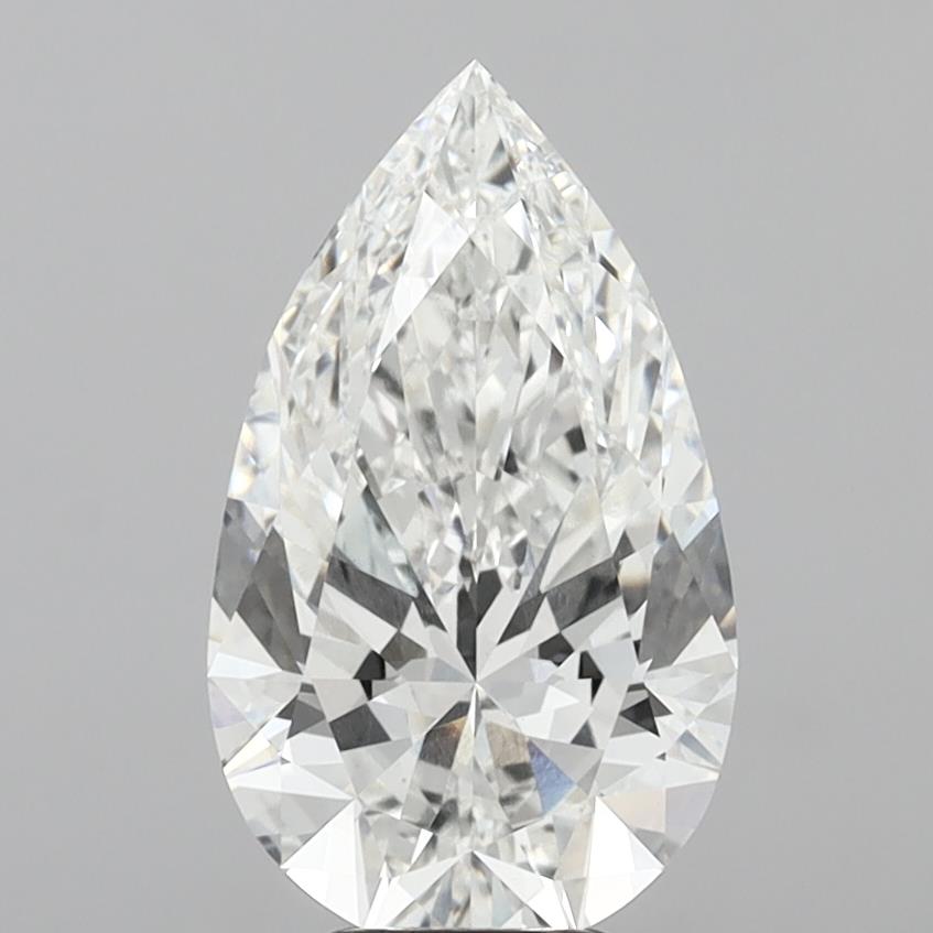 6.02 ct. pear Lab Grown Diamond front image