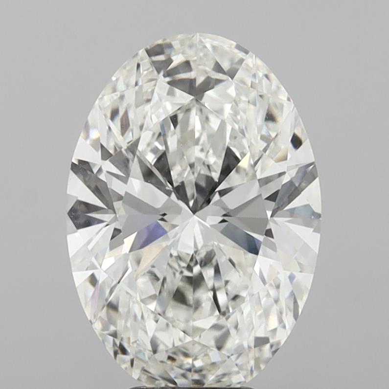 6.05 ct. oval Lab Grown Diamond front image