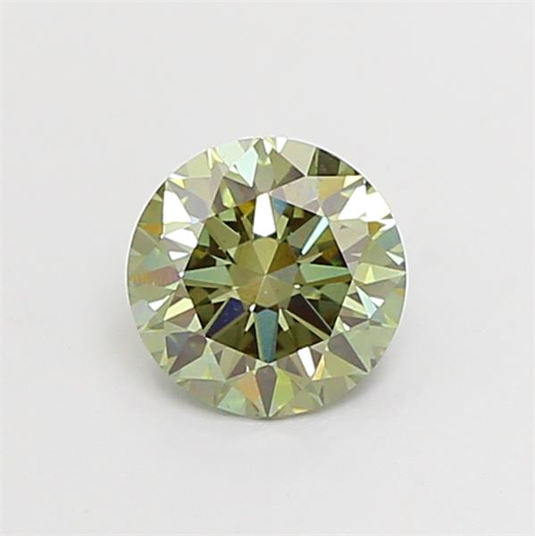 1.01 carat fancy vivid  green VS1 EX Cut IGI round diamond
