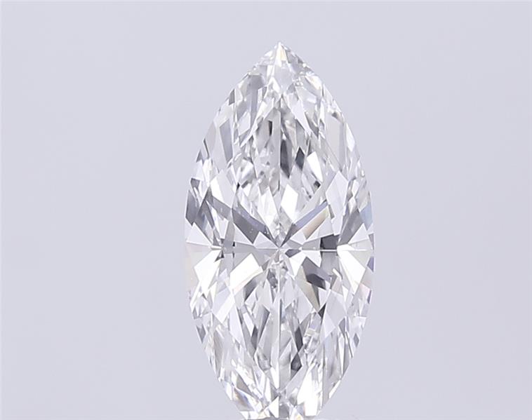 Actual 0.28 carat E Marquise lab-grown diamond