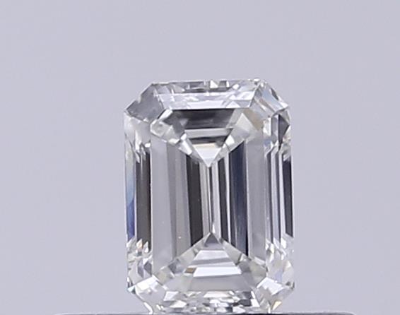 Actual 0.29 carat H Emerald lab-grown diamond