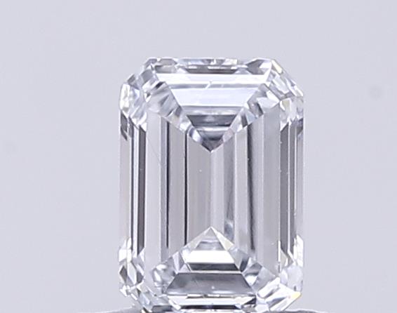 Actual 0.29 carat E Emerald lab-grown diamond