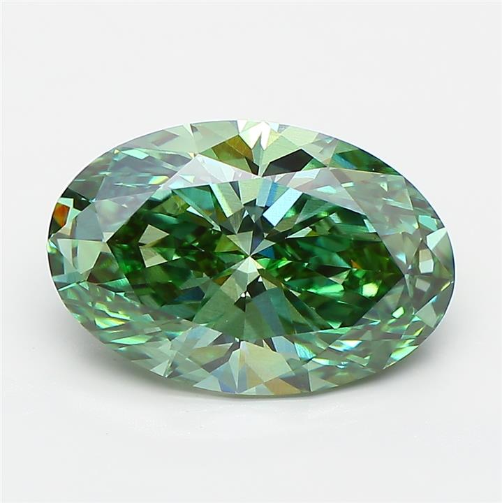 4.07 ct. oval Lab Grown Diamond front image