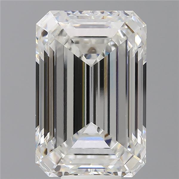 12.58 ct. emerald Lab Grown Diamond front image