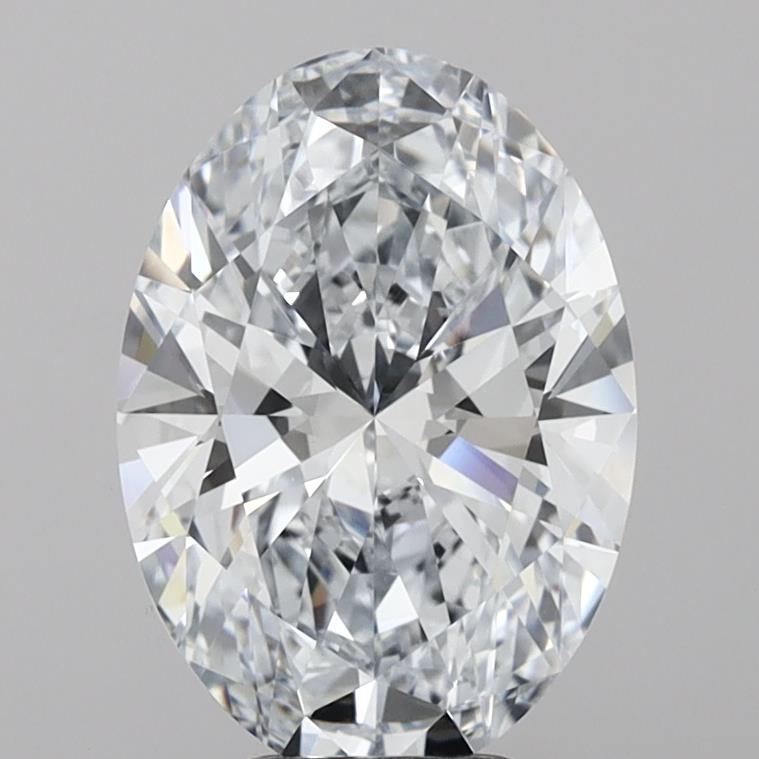 5.50 ct. oval Lab Grown Diamond front image
