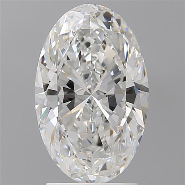 2.55 ct. oval Lab Grown Diamond front image