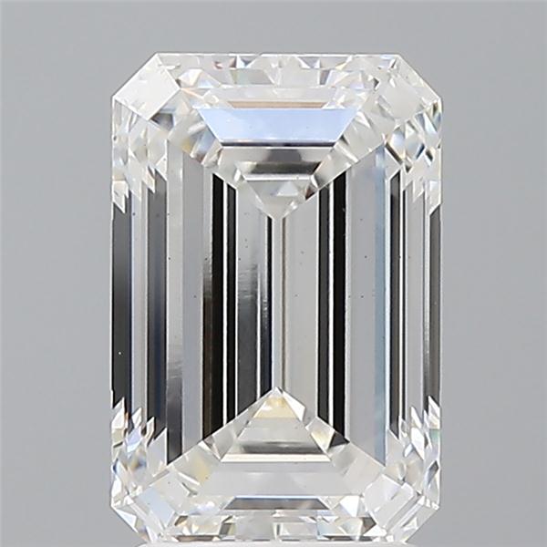 2.58 ct. emerald Lab Grown Diamond front image