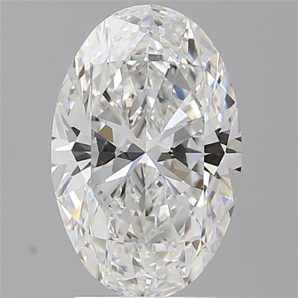 3.02 ct. oval Lab Grown Diamond front image