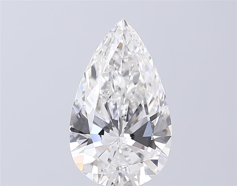 2.03 carat f VS1 EX Cut IGI pear diamond