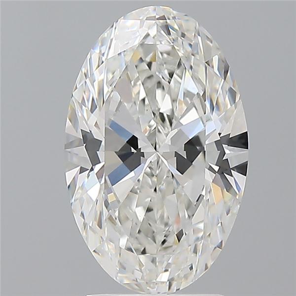 3.06 ct. oval Lab Grown Diamond front image