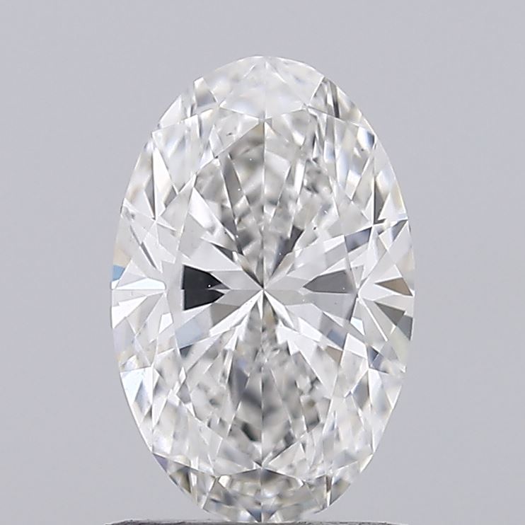 1.07 carat f VS2 EX Cut IGI oval diamond